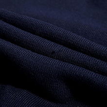 justyle清新藍(lán)調(diào)簡(jiǎn)約英倫風(fēng)條紋撞色男士寬擺深v領(lǐng)開衫針織衫 61123052 藏藍(lán)產(chǎn)品圖片4素材 it168圖片大全