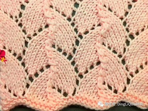 針織作品 30個漂亮的針織針跡圖案設計