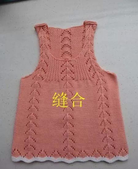 美麗非凡的女童背心裙針織,附超級詳細圖解